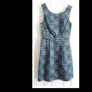Green Blue White Sleeveless (with inner lining and Pocket)-Size 0